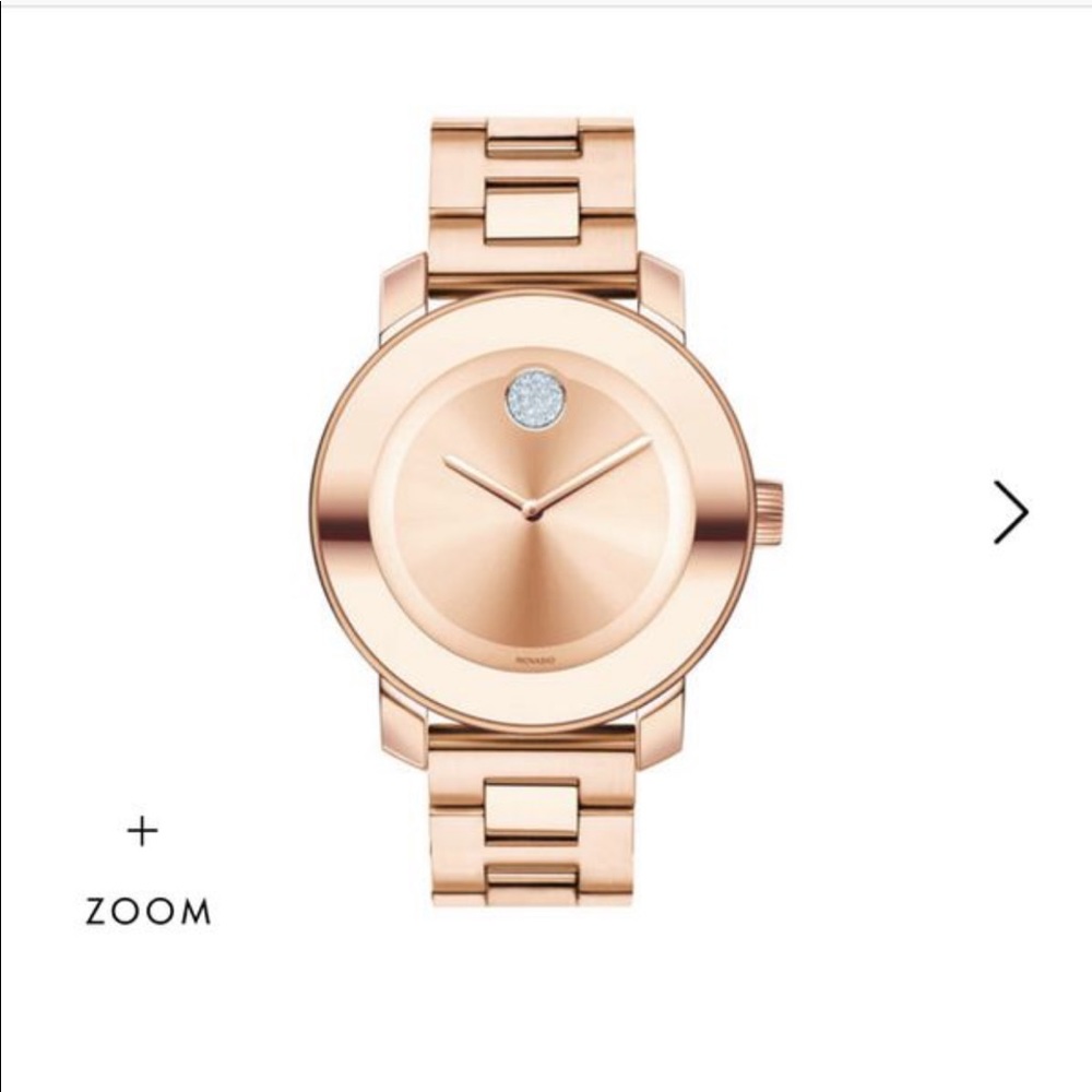 Movado Opened Box Rose Gold Watch